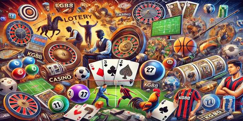 KG88 cung cấp nhiều danh mục cá cược hấp dẫn, từ Casino đến thể thao